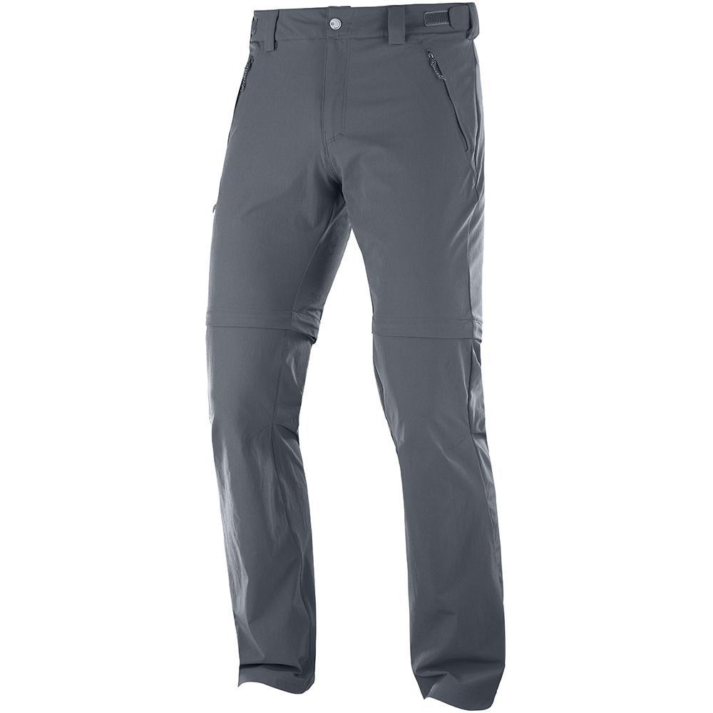 Pantalones Salomon Hombre Negras - Salomon Argentina WAYFARER STRAIGHT ZIP M,739651-FIY